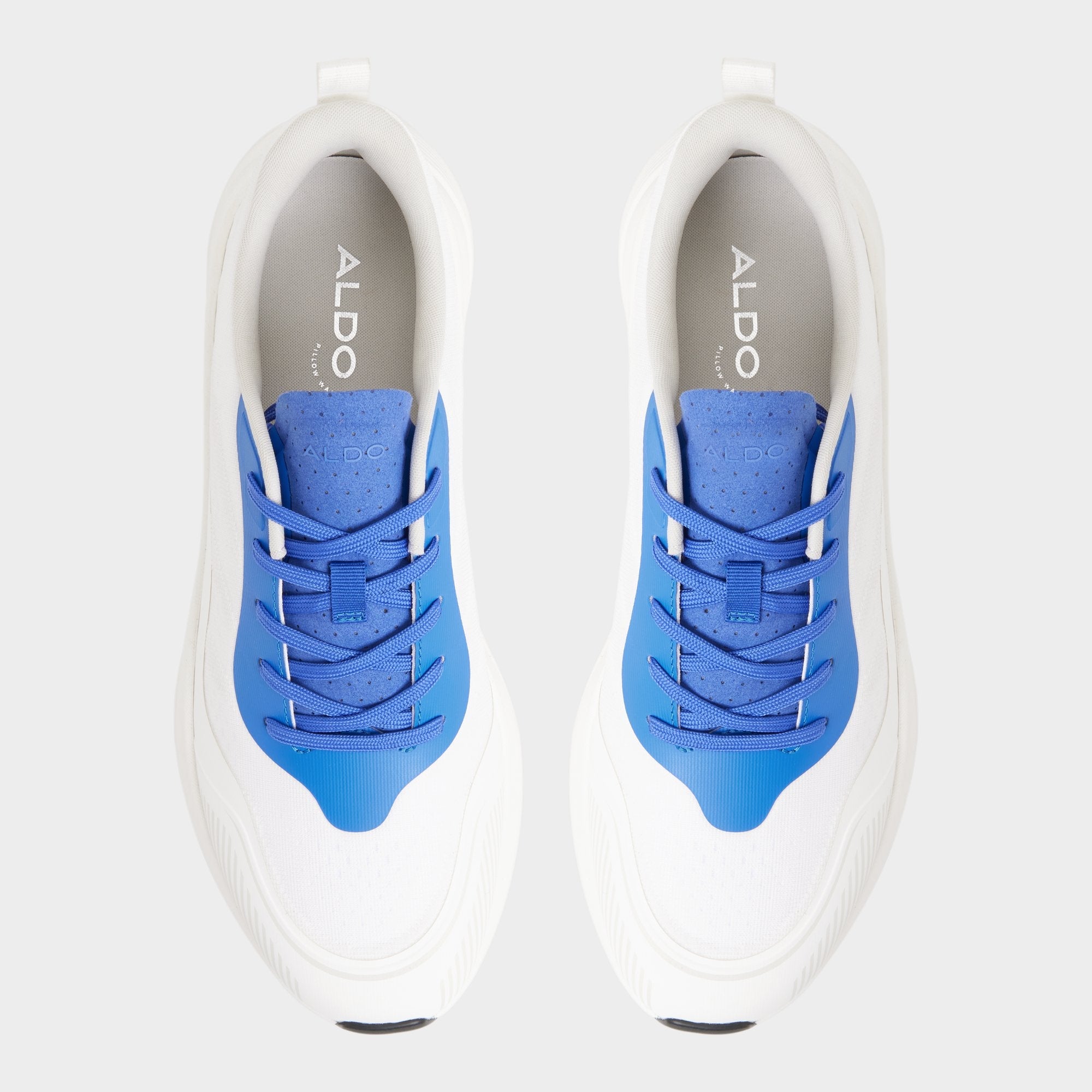 Aldo Pillowsnkr in M White Blue14112546 - Jogger sneaker, Jogger sole White/blue