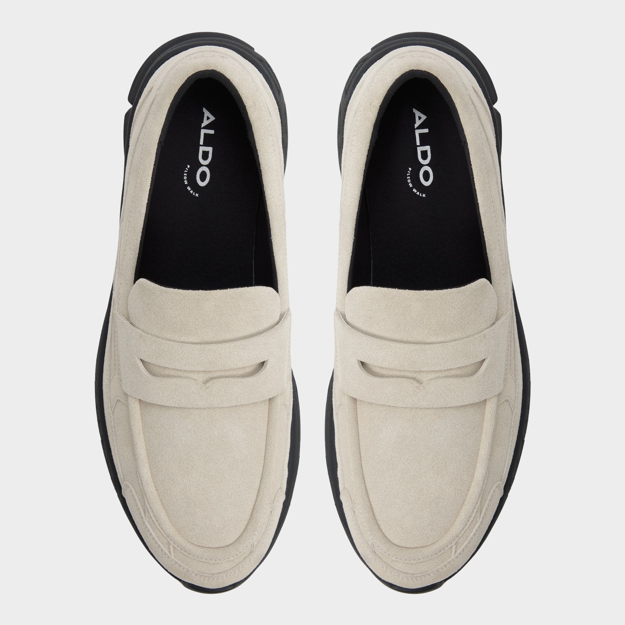 Aldo Loafersnkr in Ivory - Slip-on sneaker, Jogger sole Ivory