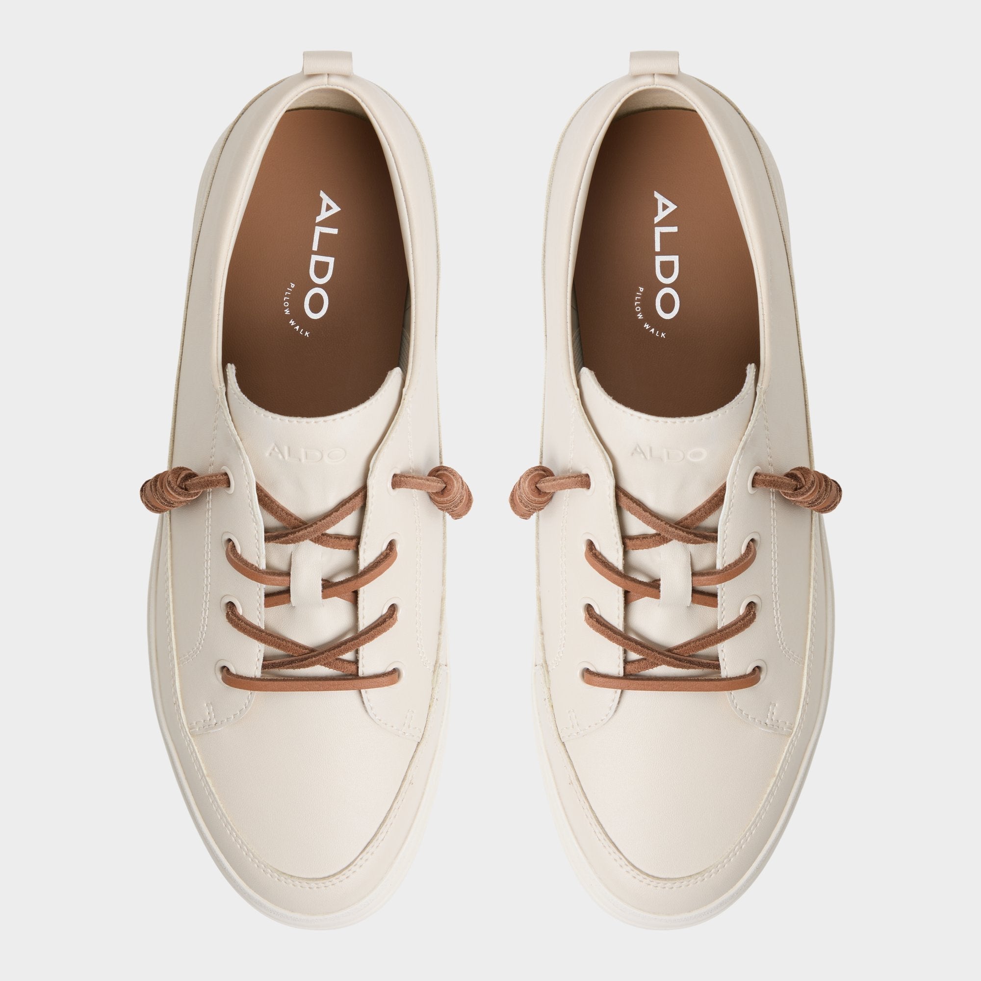 Aldo Tristin in White Bone - Low top sneaker, Cup sole White/Bone