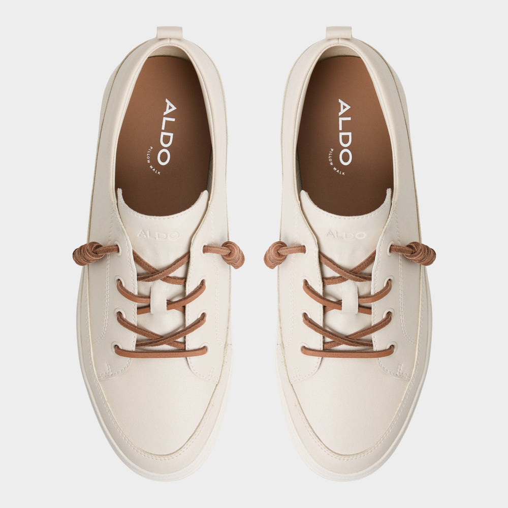 Aldo Tristin in White Bone - Low top sneaker, Cup sole White/Bone