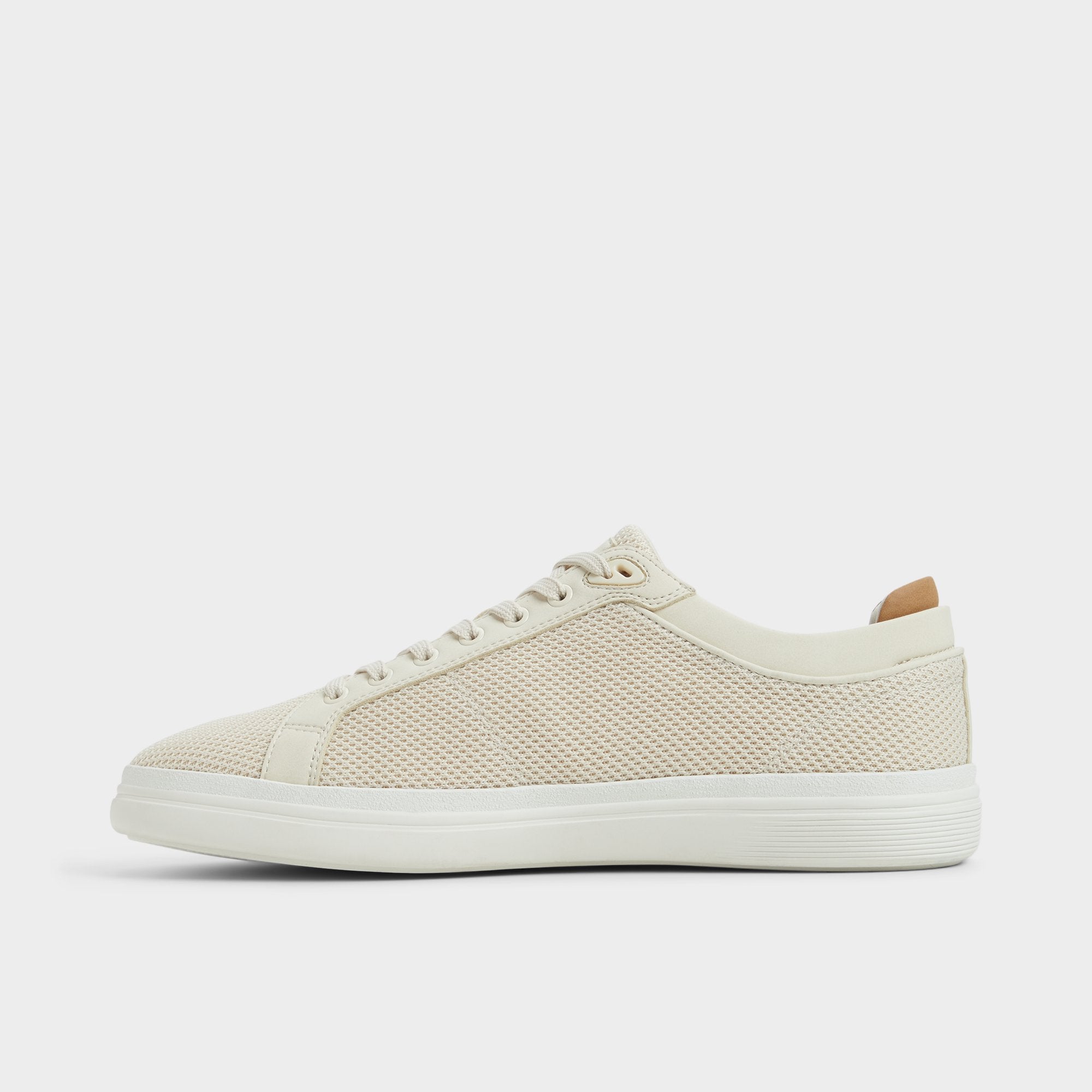 Aldo Finespec Bone Synthetic Knit Men's Low top - Low top sneaker Bone
