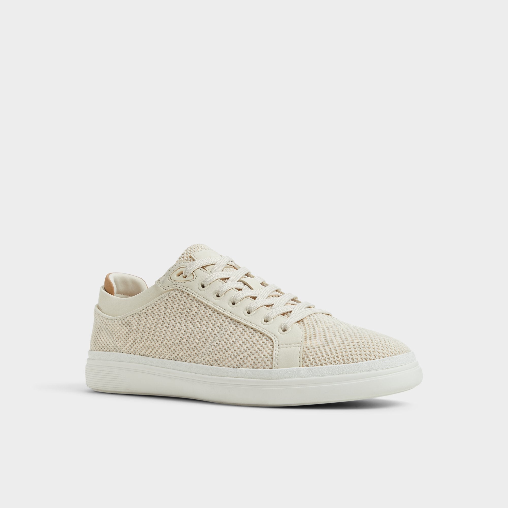 Aldo Finespec Bone Synthetic Knit Men's Low top - Low top sneaker Bone