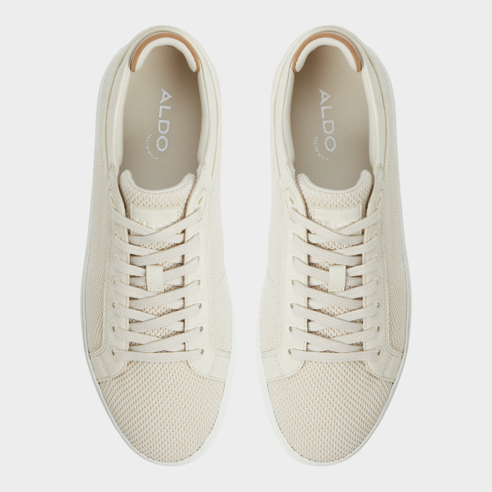 Aldo Finespec Bone Synthetic Knit Men's Low top - Low top sneaker Bone