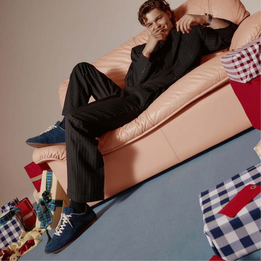 Aldo Nathaniell in Navy - Low top sneaker, Cup sole Navy