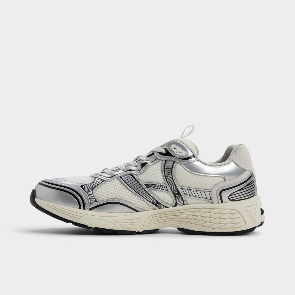 Aldo Blade in White - Low top sneaker, Jogger sole White