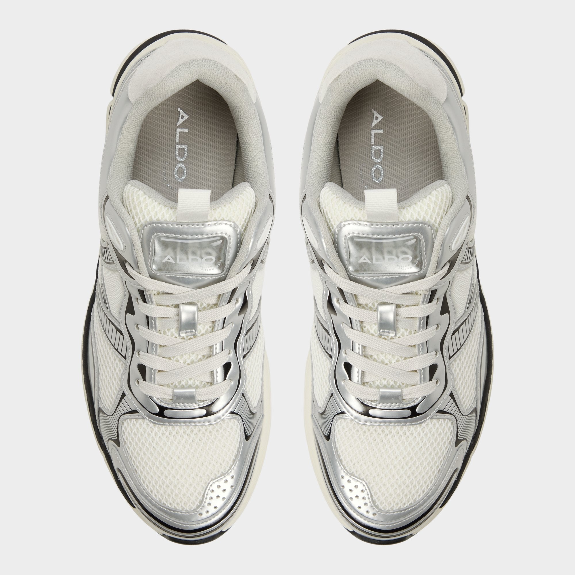 Aldo Blade in White - Low top sneaker, Jogger sole White