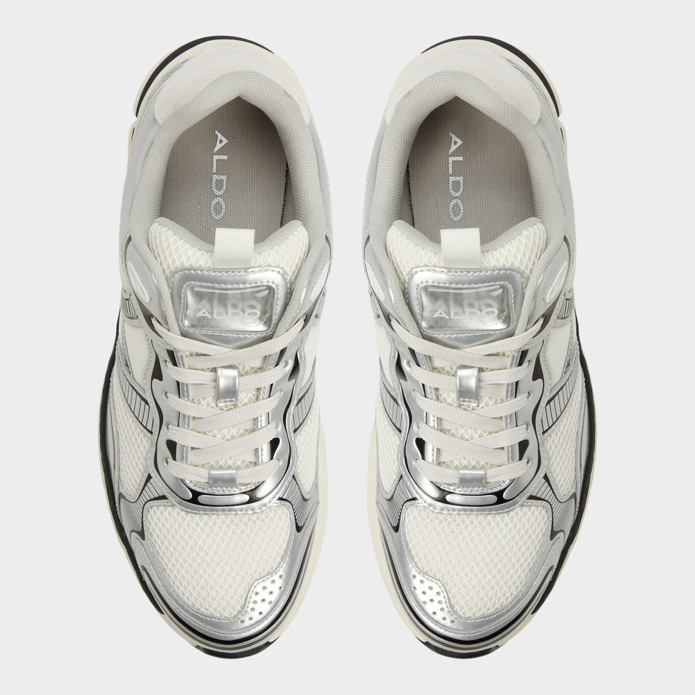 Aldo Blade in White - Low top sneaker, Jogger sole White
