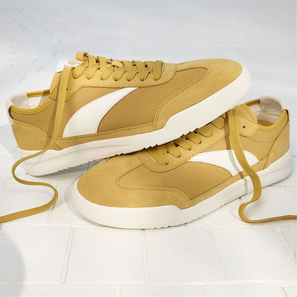 Aldo Clubmtl Medium Yellow Men's Low top - Low top sneaker Medium Yellow