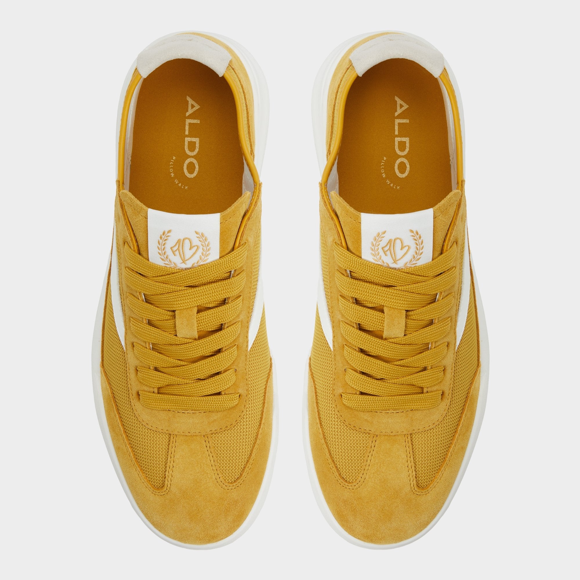 Aldo Clubmtl Medium Yellow Men's Low top - Low top sneaker Medium Yellow