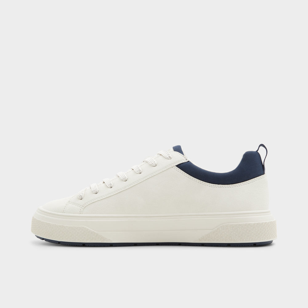 Aldo Bas White/Bone Men's Low top - Low top sneaker, Cup sole White/Bone