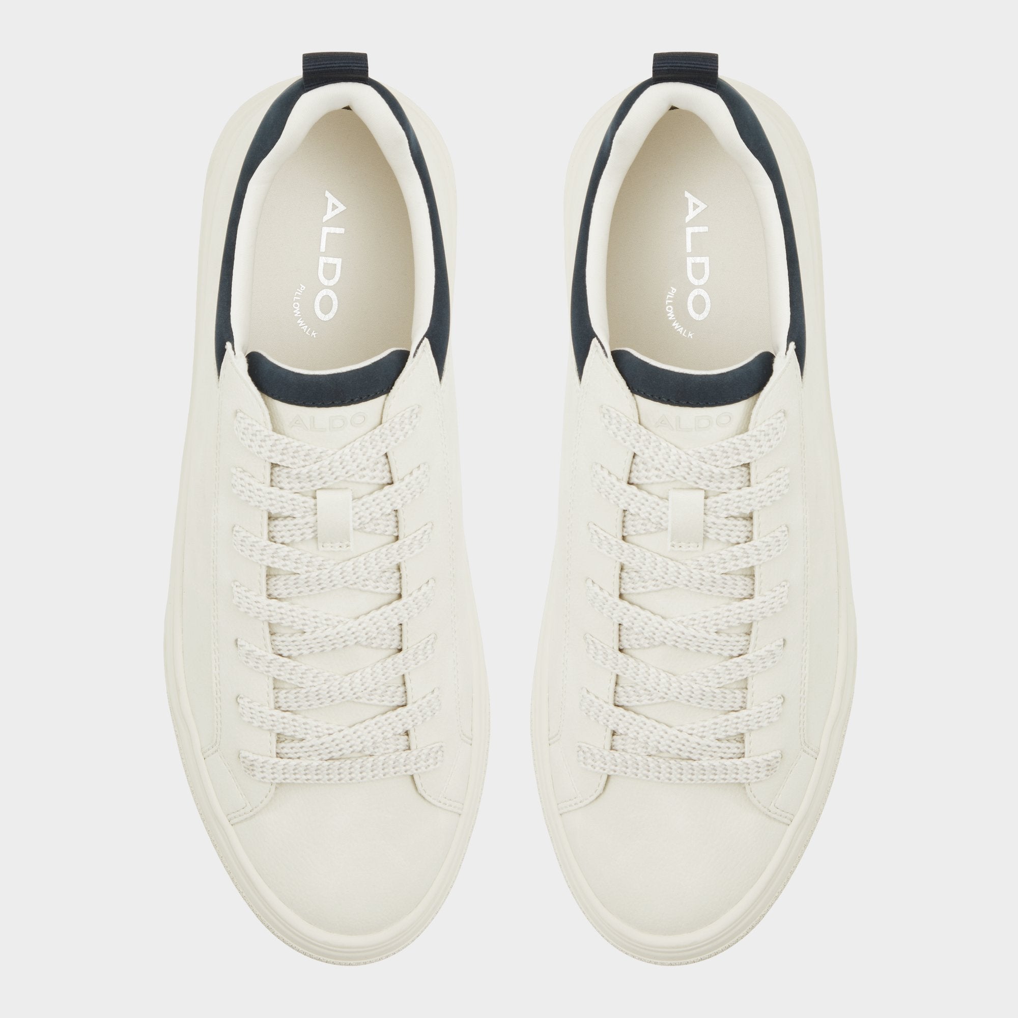 Aldo Bas White/Bone Men's Low top - Low top sneaker, Cup sole White/Bone