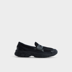 Aldo Loafersnkr in Black - Slip-on sneaker, Jogger sole Black