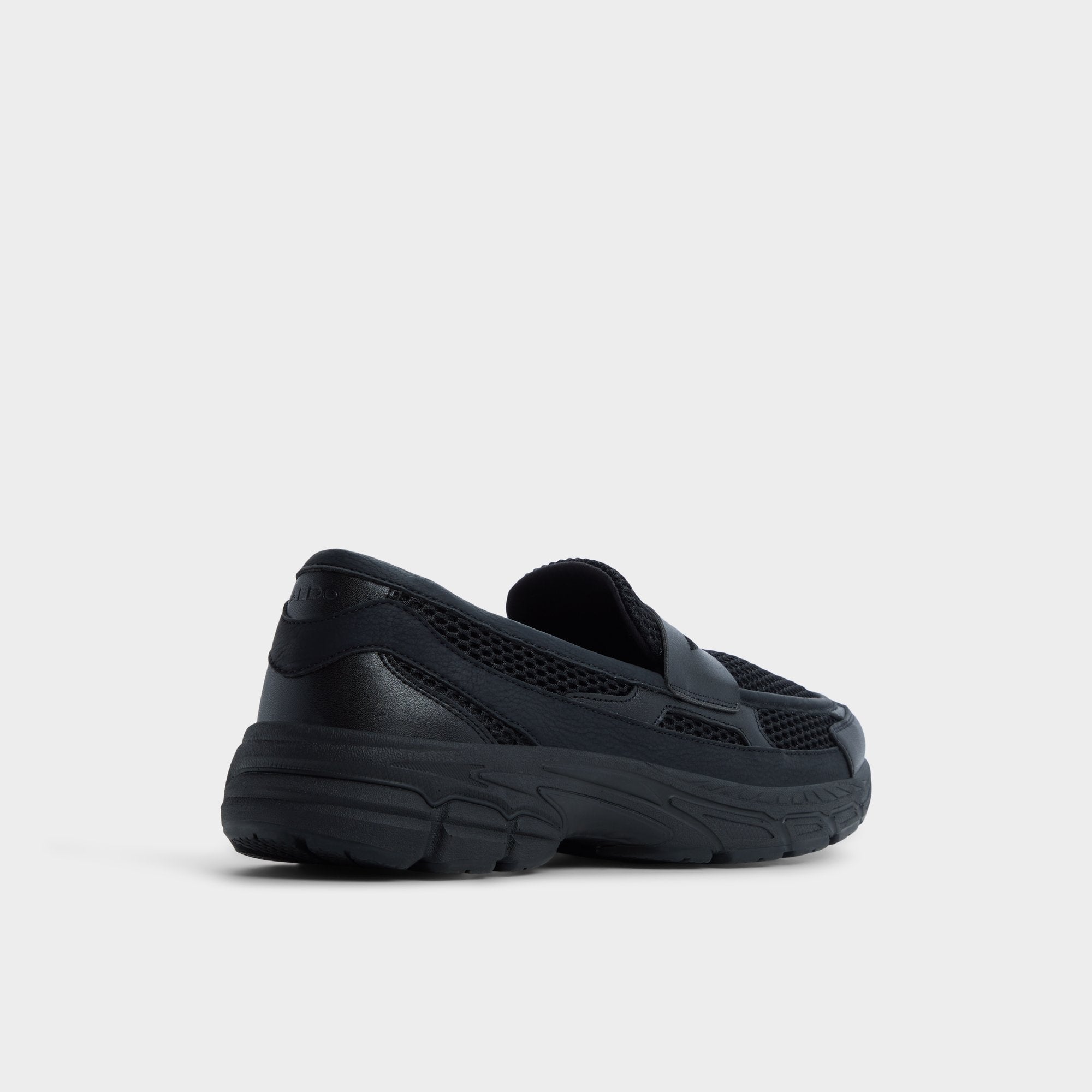 Aldo Loafersnkr in Black - Slip-on sneaker, Jogger sole Black