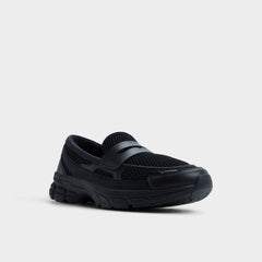 Aldo Loafersnkr in Black - Slip-on sneaker, Jogger sole Black