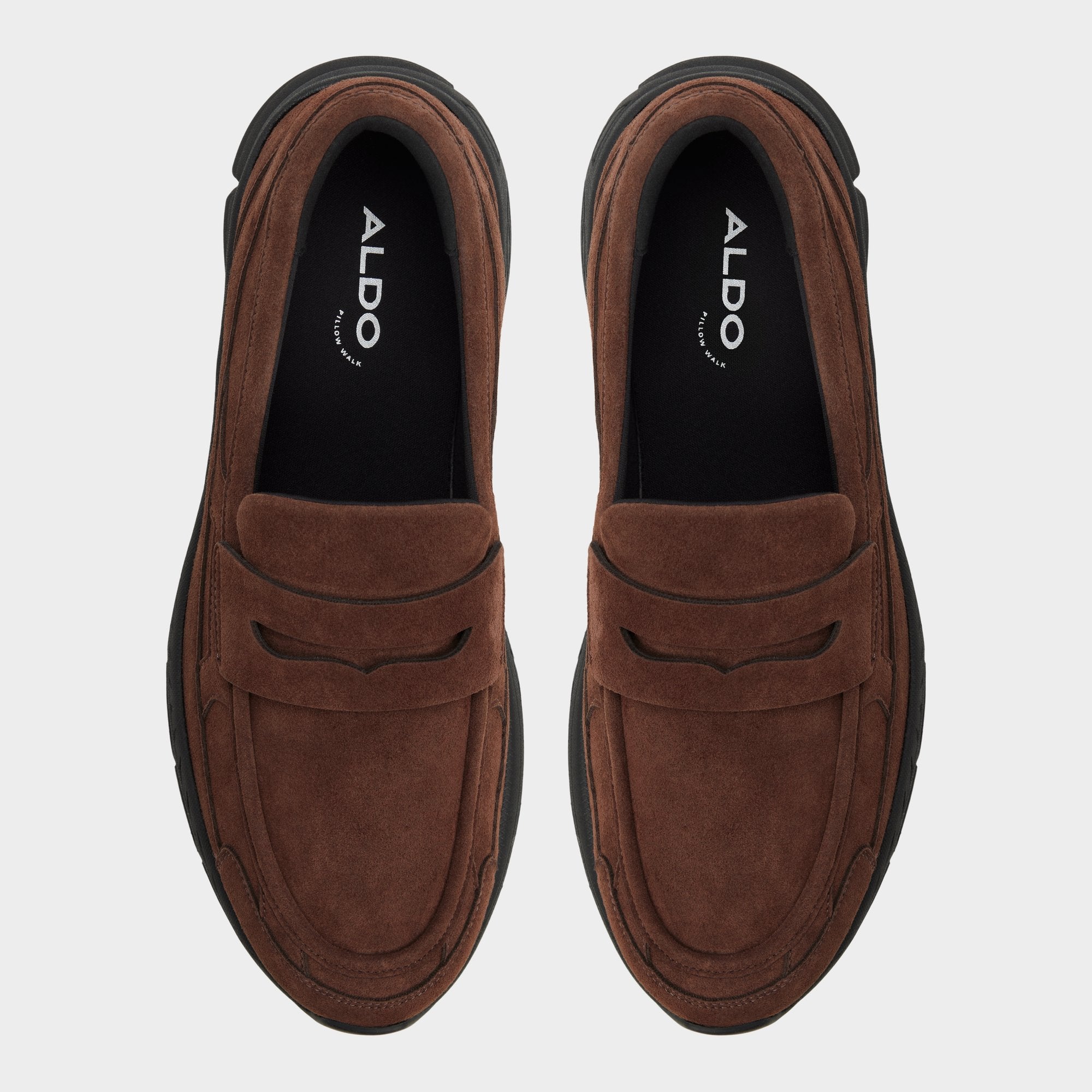 Aldo Loafersnkr in Rust - Slip-on sneaker, Jogger sole Rust