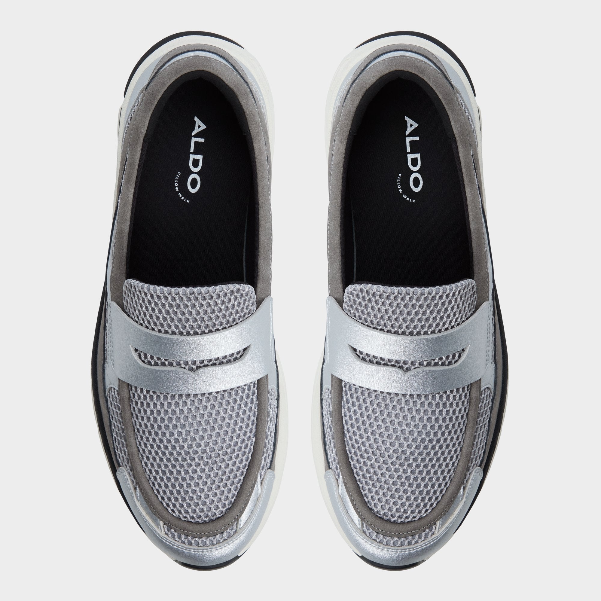 Aldo Loafersnkr in Light Grey 14161944 - Slip-on sneaker, Jogger sole Light grey
