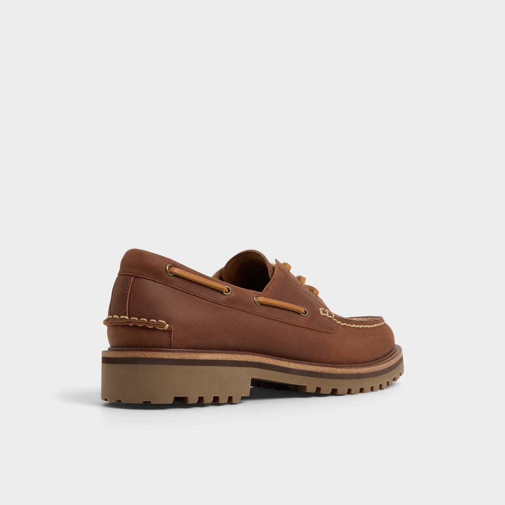 Aldo Cedric in Brown Overflow - Boat shoe Brown overflow