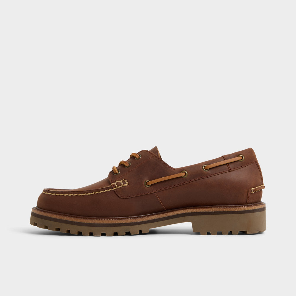 Aldo Cedric in Brown Overflow - Boat shoe Brown overflow