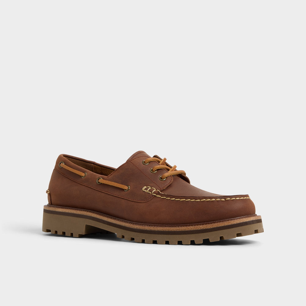 Aldo Cedric in Brown Overflow - Boat shoe Brown overflow