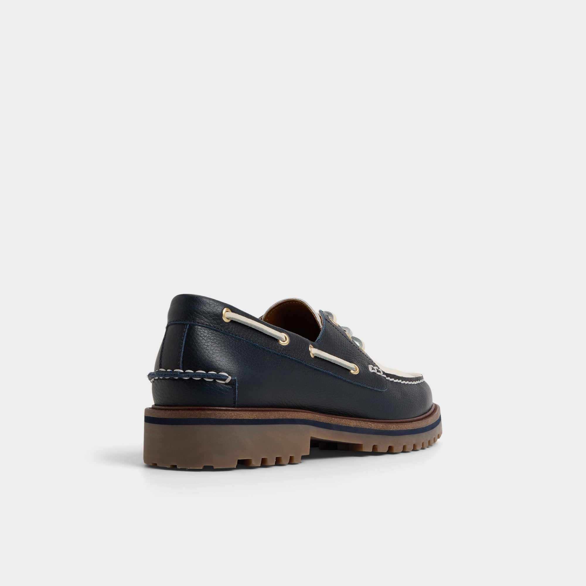 Aldo Cedric in Navy - Boat shoe Navy