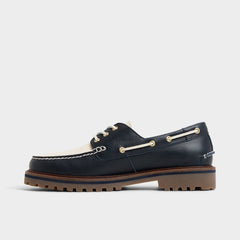 Aldo Cedric in Navy - Boat shoe Navy