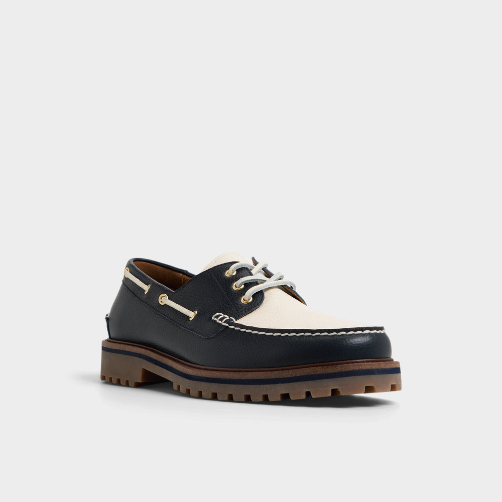 Aldo Cedric in Navy - Boat shoe Navy