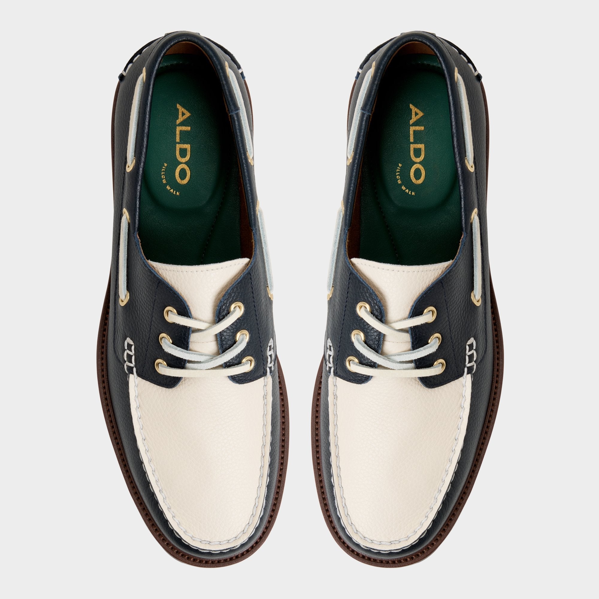 Aldo Cedric in Navy - Boat shoe Navy