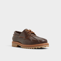 Aldo Finn in Medium Brown - Boat shoe, Lug sole Medium Brown