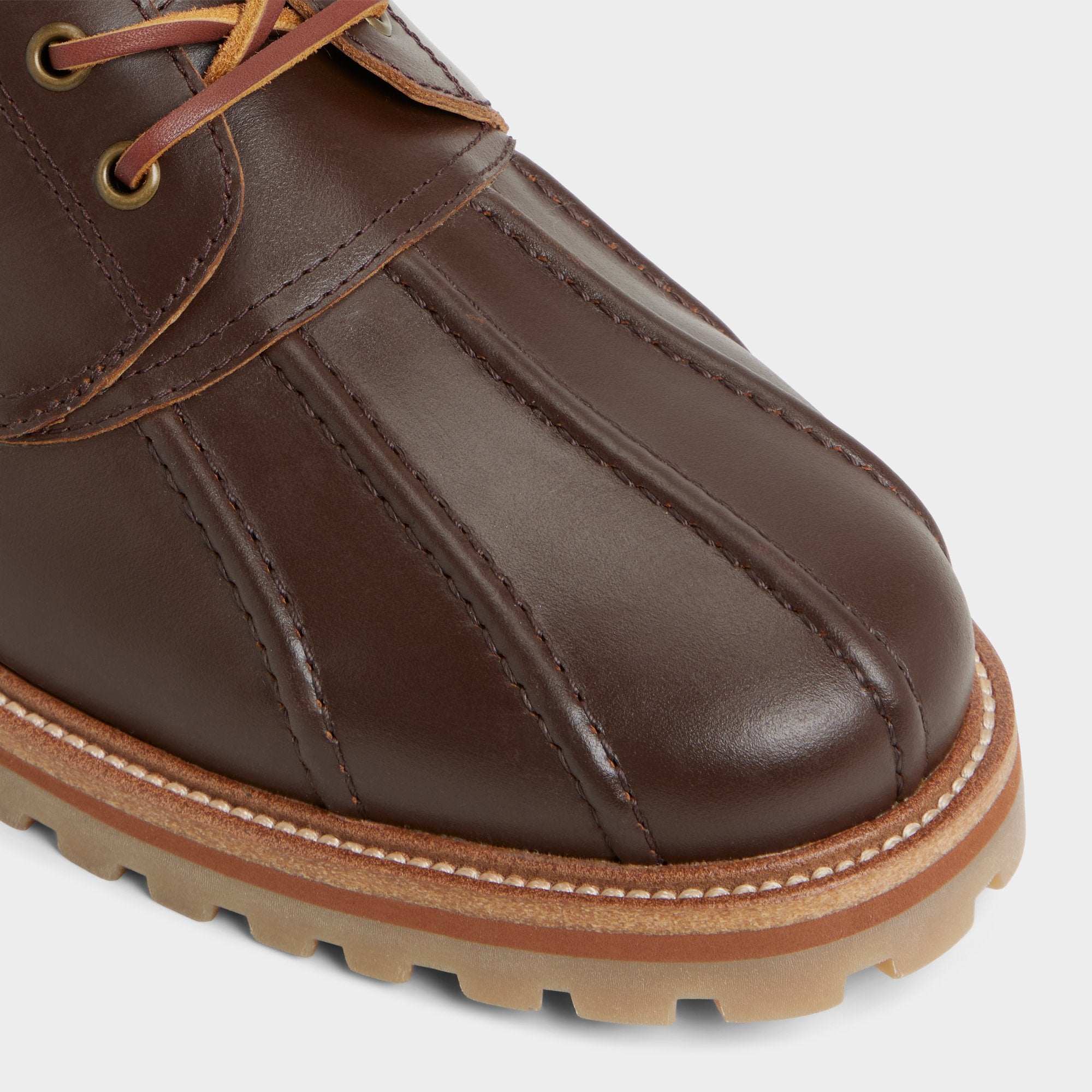 Aldo Finn in Medium Brown - Boat shoe, Lug sole Medium Brown