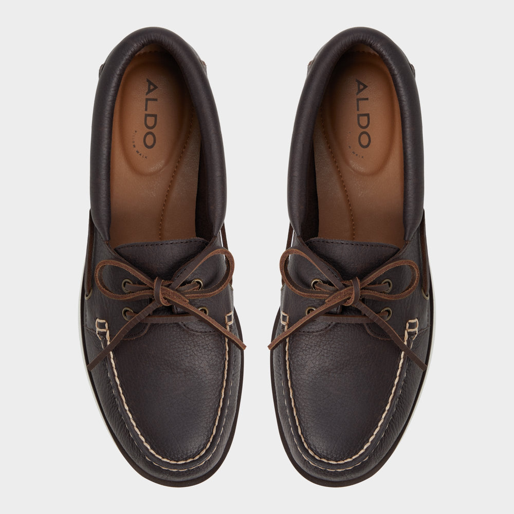 Aldo Musker Dark Brown Men's Boat shoes - Boat shoe Dark Brown