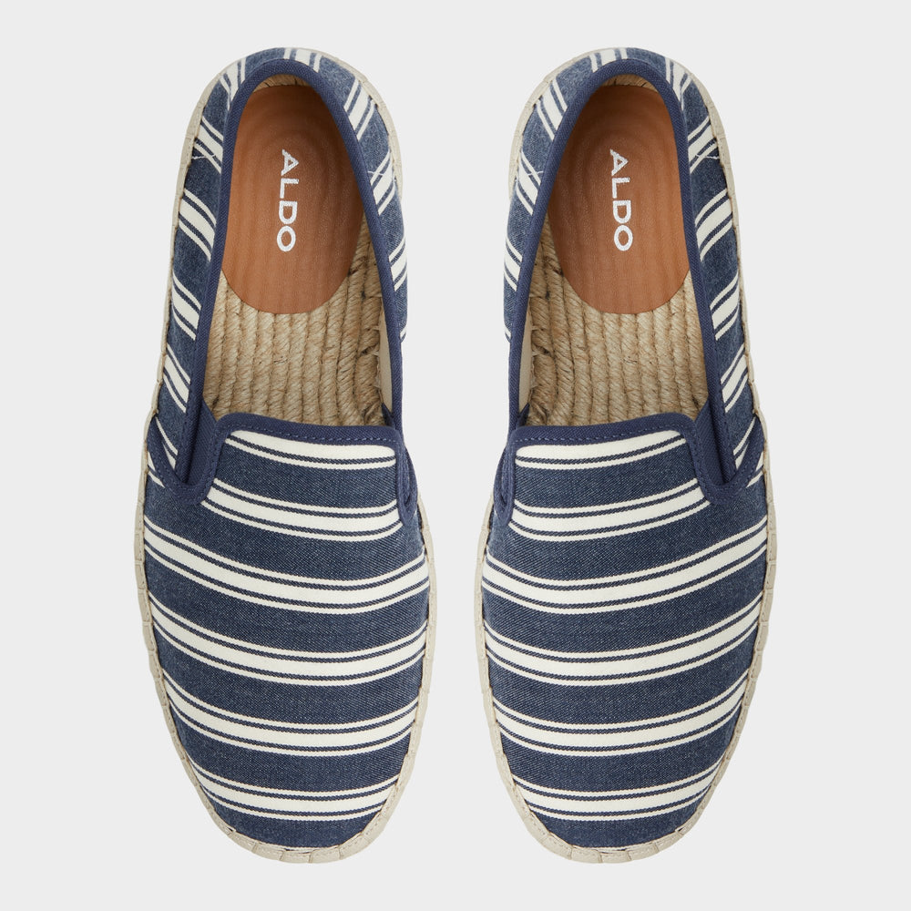 Aldo Johnney Navy Men's Loafers & Slip-Ons - Espadrille Navy