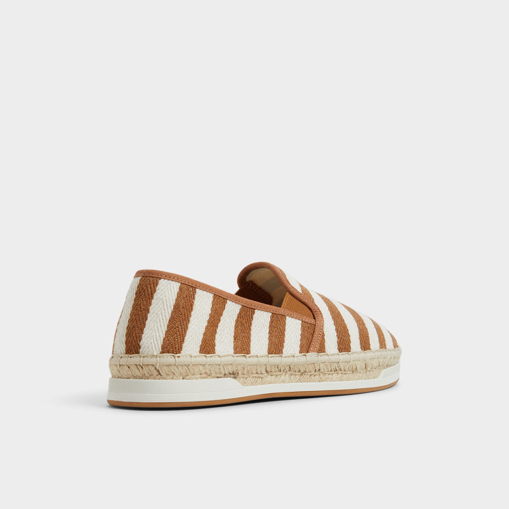 Aldo Johnney Cognac Textile Canvas Men's Espadrilles - Espadrille Cognac