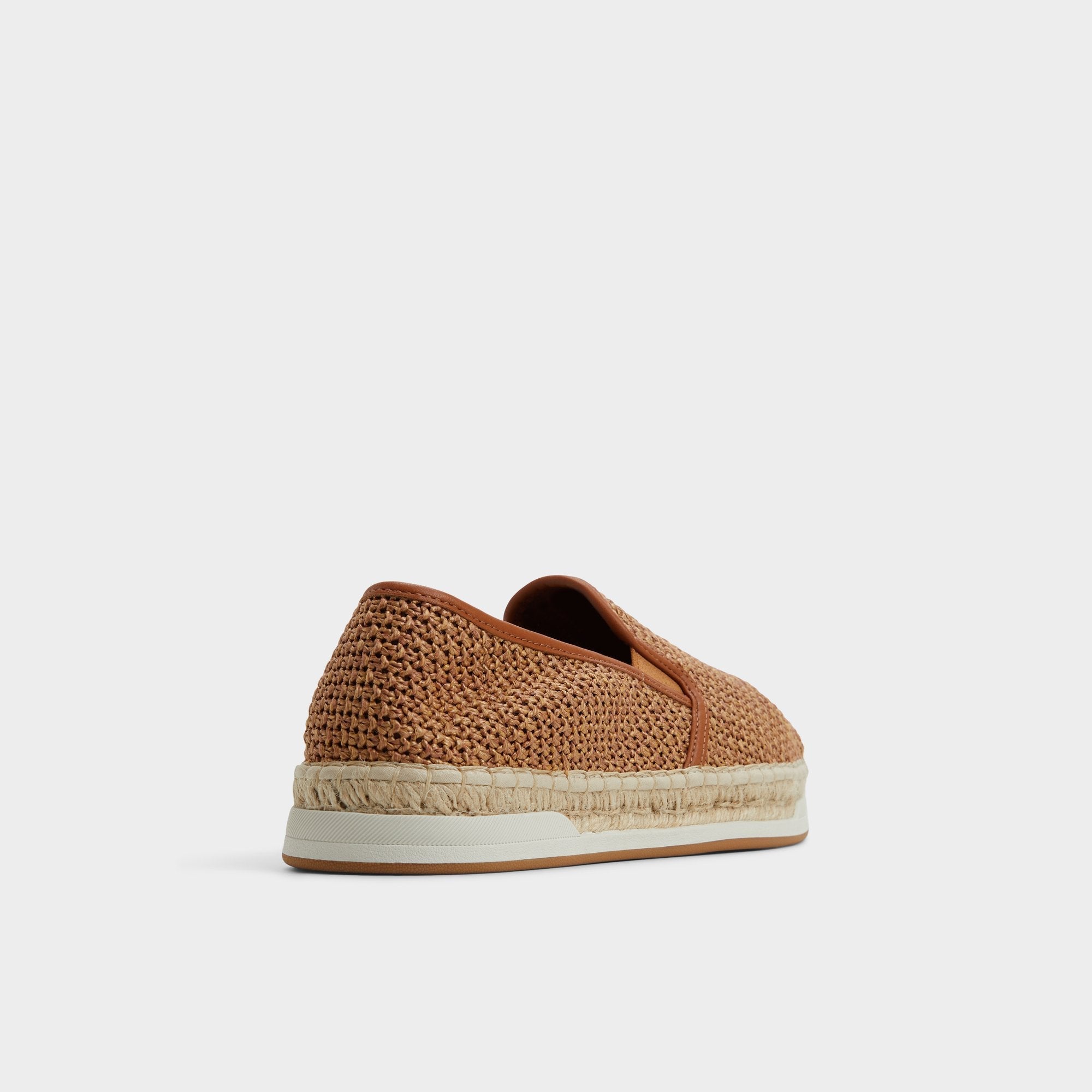 Aldo Johnney Cognac Textile Raffia Men's Espadrilles - Espadrille Cognac