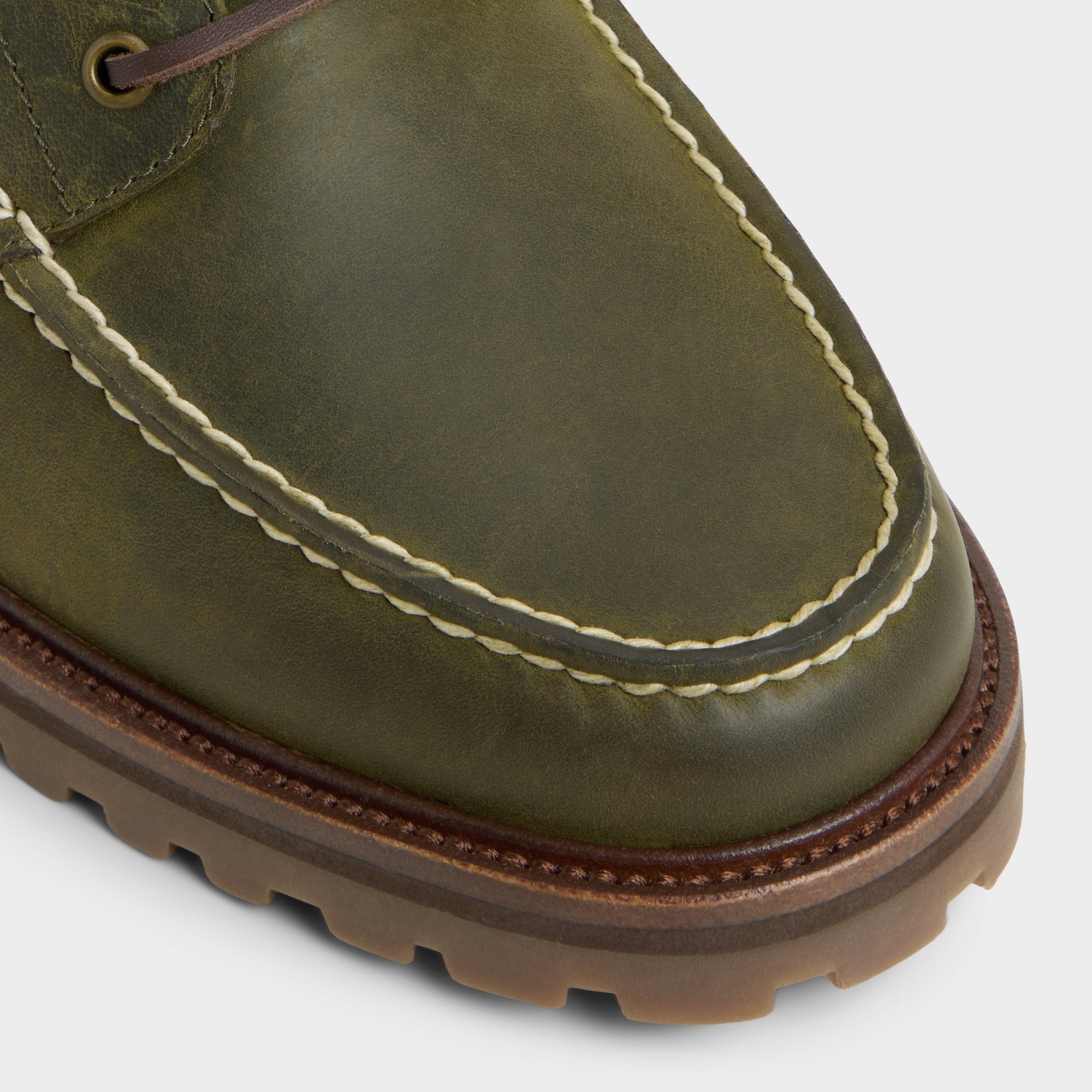 Aldo Cedric in Khaki - Boat shoe Khaki