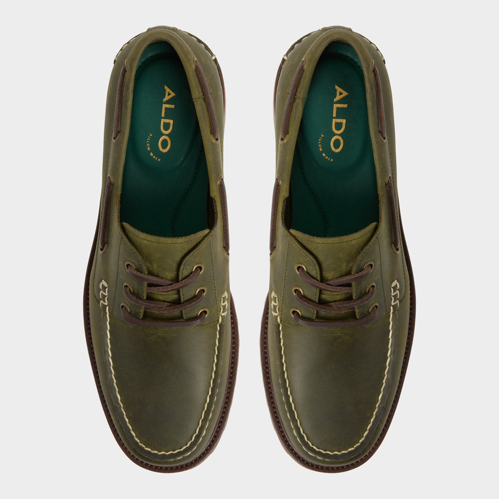 Aldo Cedric in Khaki - Boat shoe Khaki