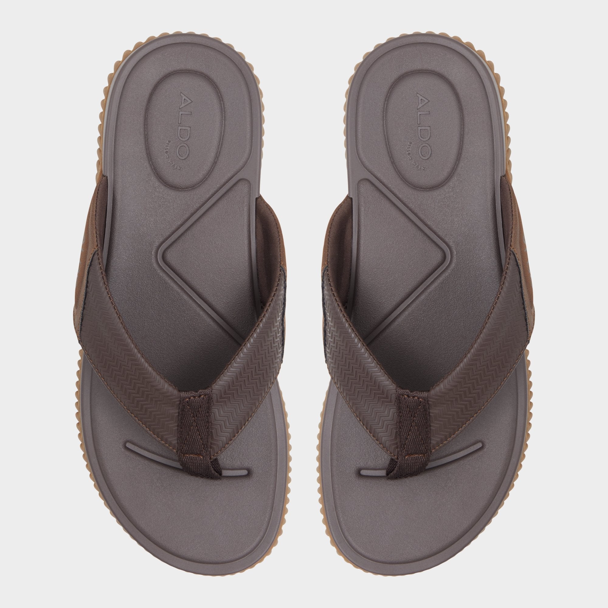 Aldo Riptide Other Brown Men's Flip flops - Flip flop Other brown