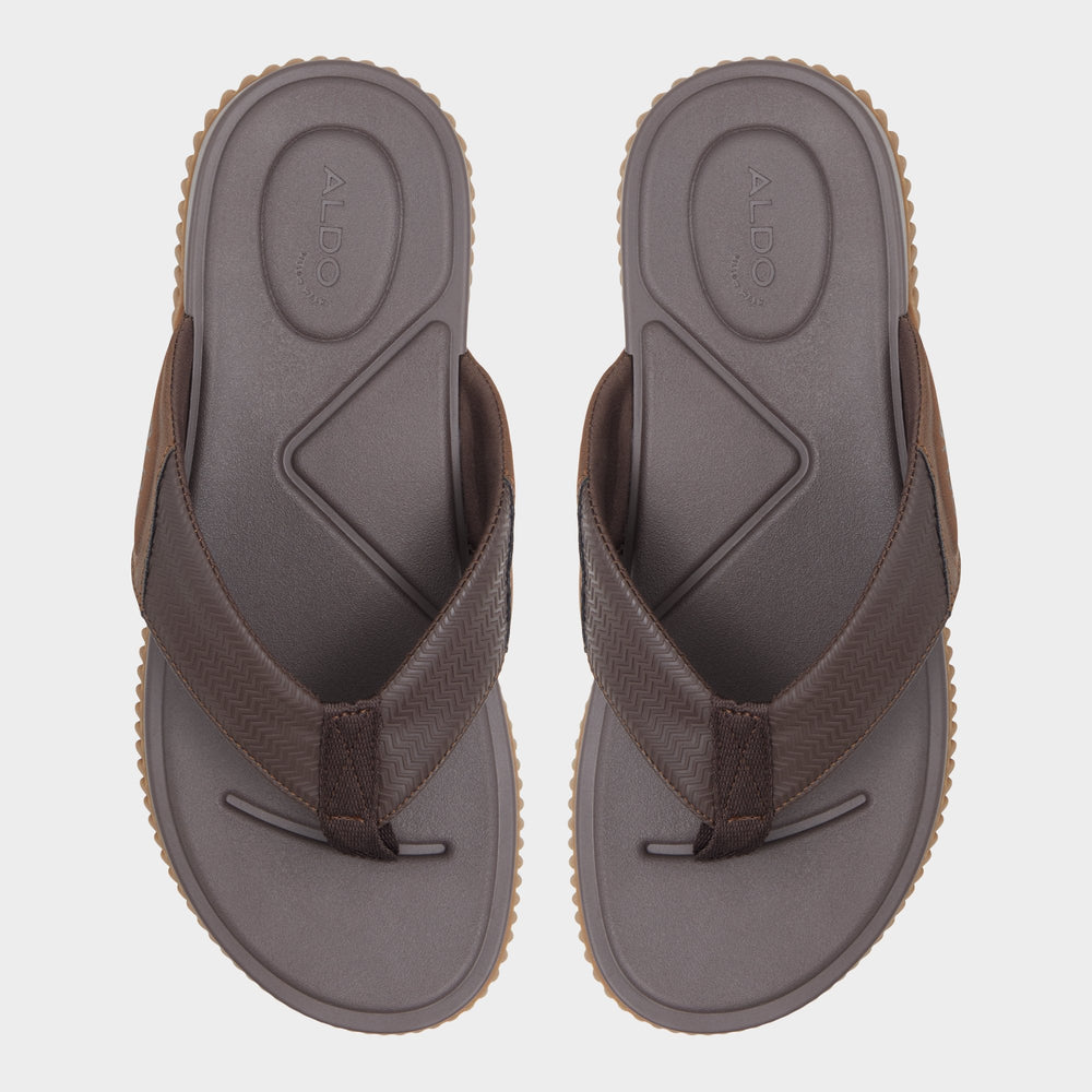 Aldo Riptide Other Brown Men's Flip flops - Flip flop Other brown