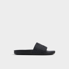 Aldo Atrani Black Men's Slides - Slide sandal Black
