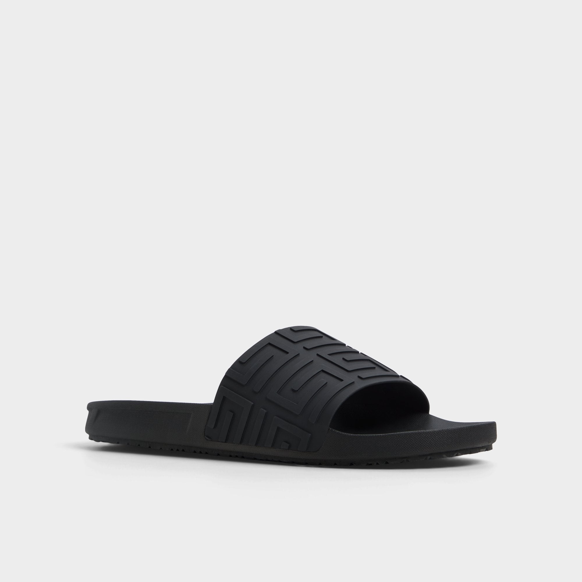 Aldo Atrani Black Men's Slides - Slide sandal Black