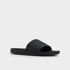 Aldo Atrani Black Men's Slides - Slide sandal Black