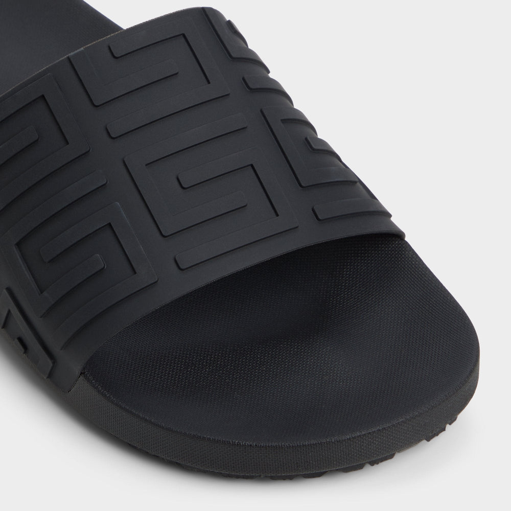 Aldo Atrani Black Men's Slides - Slide sandal Black