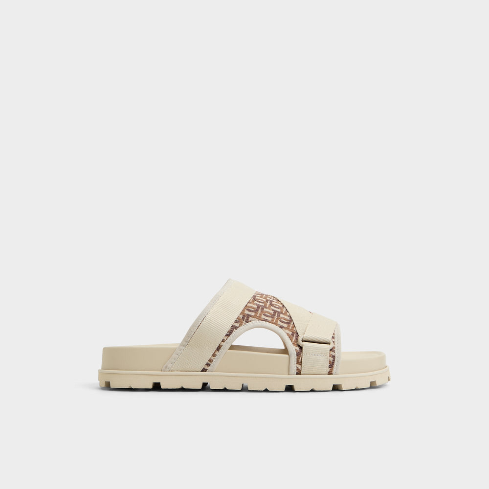 Aldo Deniels Medium Beige Men's Slides - Slide sandal Medium beige