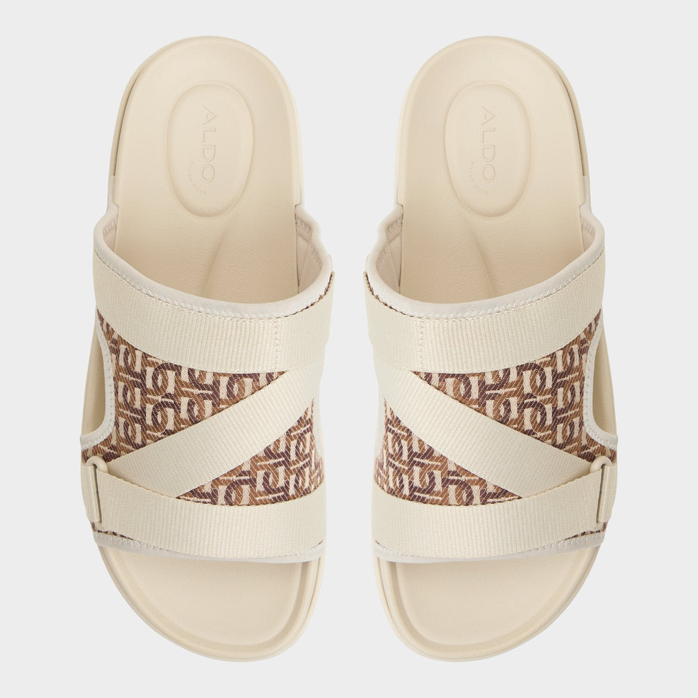 Aldo Deniels Medium Beige Men's Slides - Slide sandal Medium beige