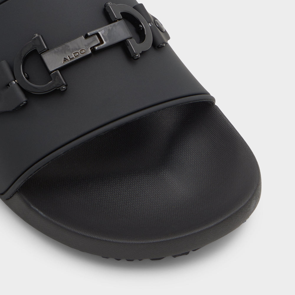 Aldo Loungeslide Black Men's Slides - Slide sandal Black