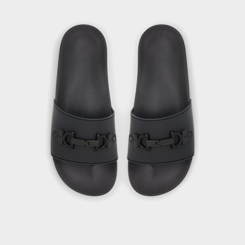 Aldo Loungeslide Black Men's Slides - Slide sandal Black