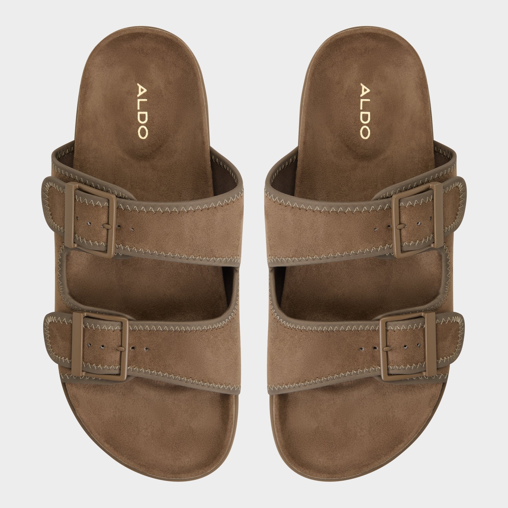 Aldo Sunnyside Light Brown Men's Slides - Slide sandal Light brown