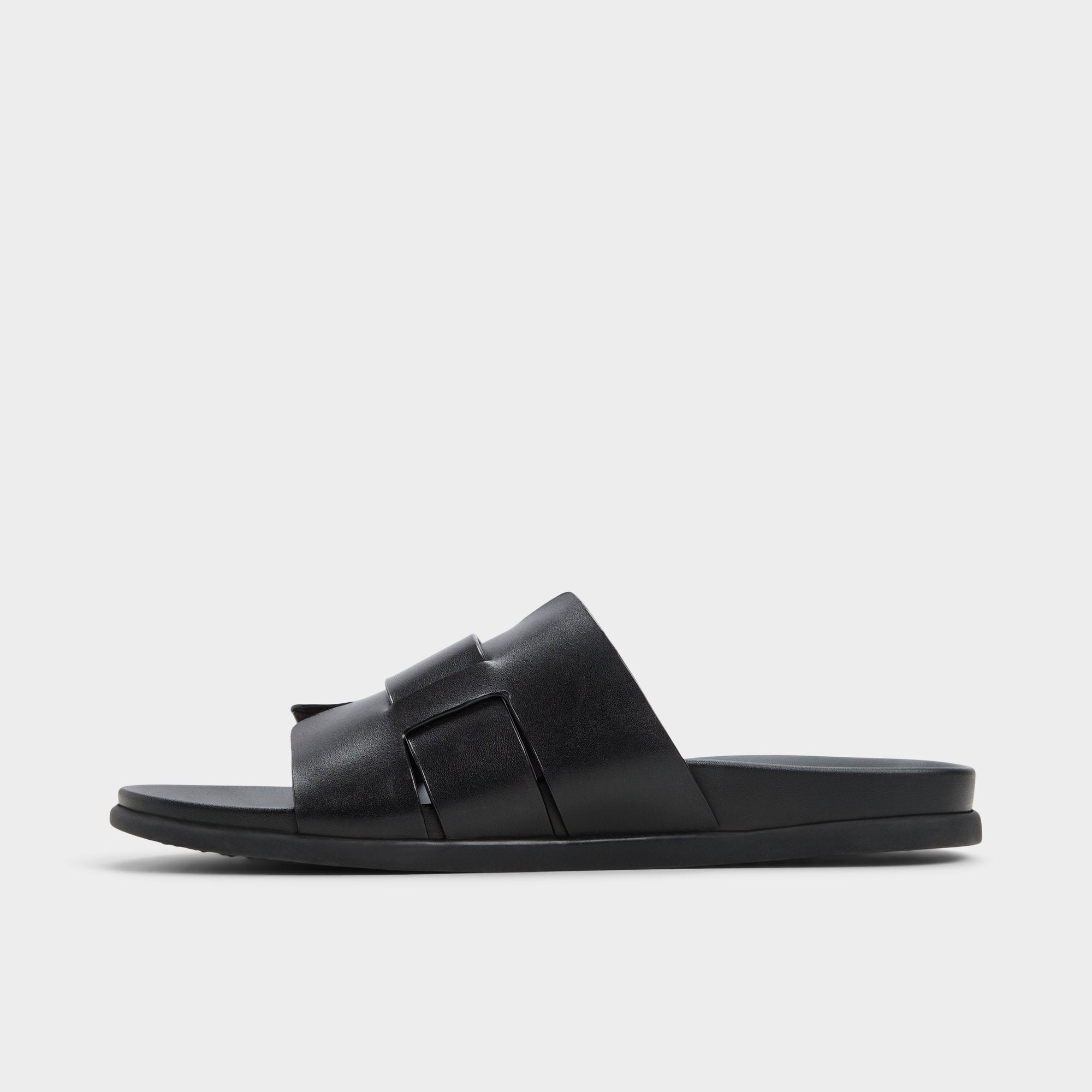 Aldo Padien Black Men's Sandals & Slides - Slide sandal Black