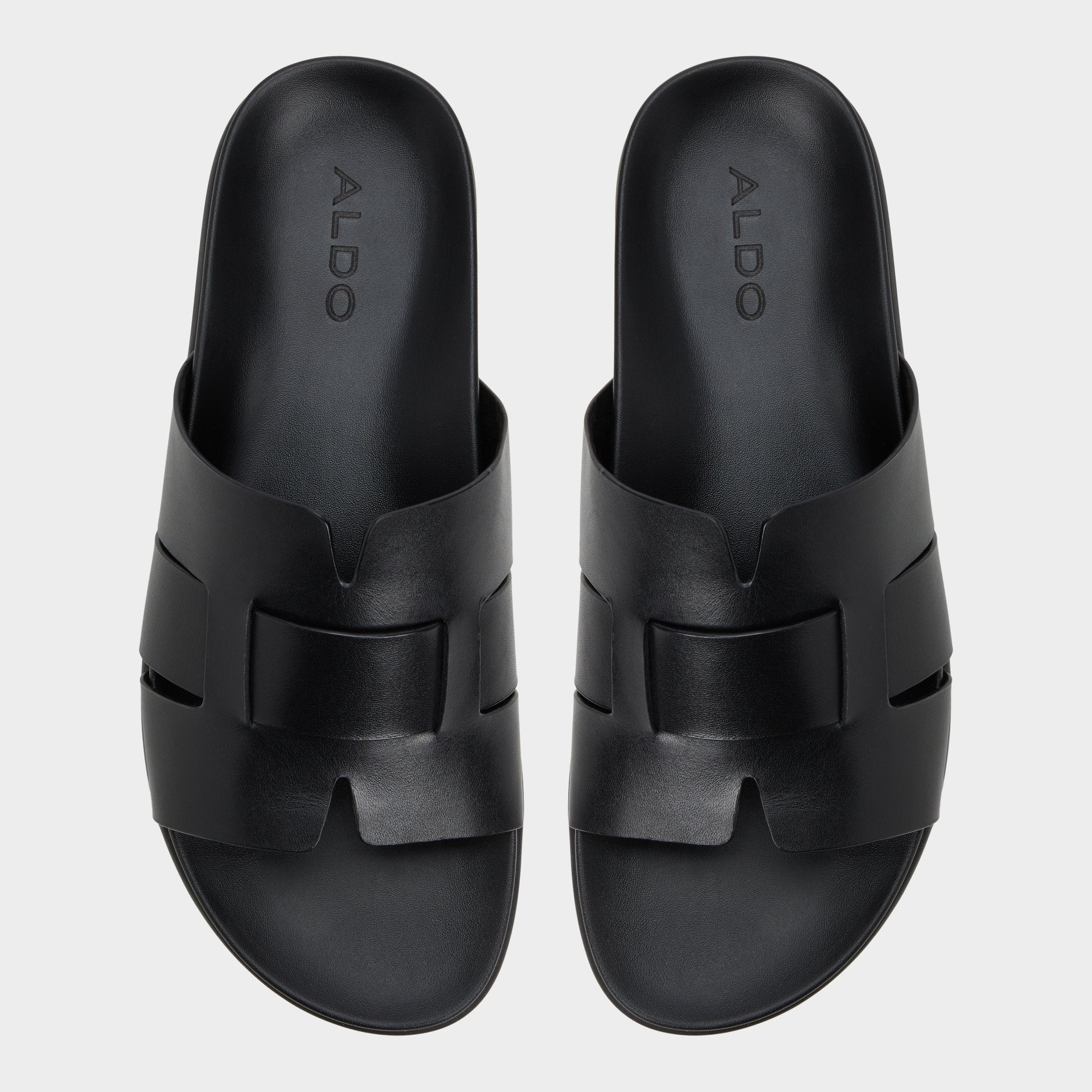 Aldo Padien Black Men's Sandals & Slides - Slide sandal Black