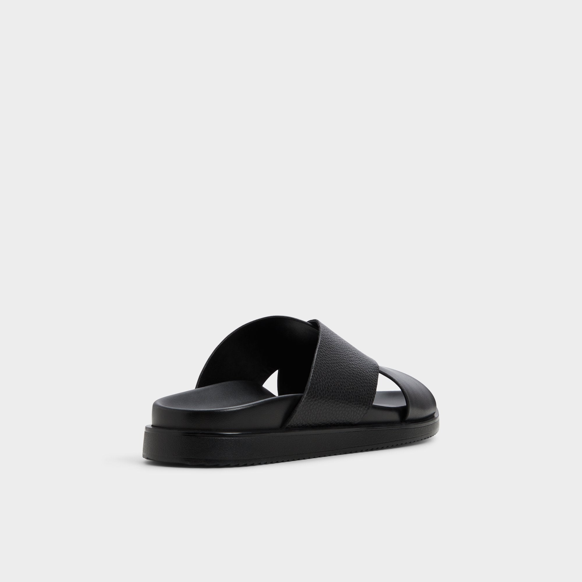 Aldo Darley Black Men's Sandals & Slides - Strappy flat sandal Black