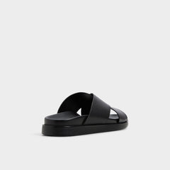 Aldo Darley Black Men's Sandals & Slides - Strappy flat sandal Black